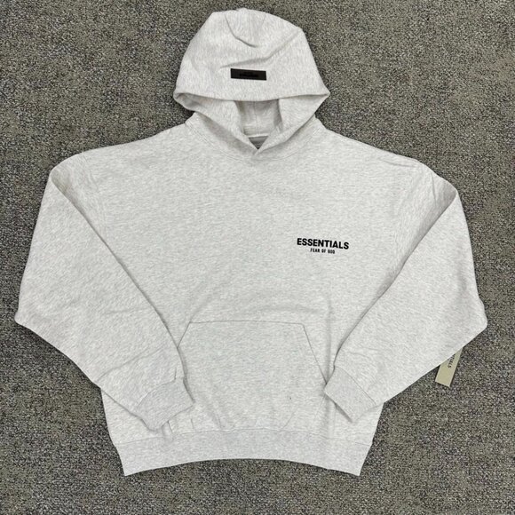 essentials small light oat hoodie new
